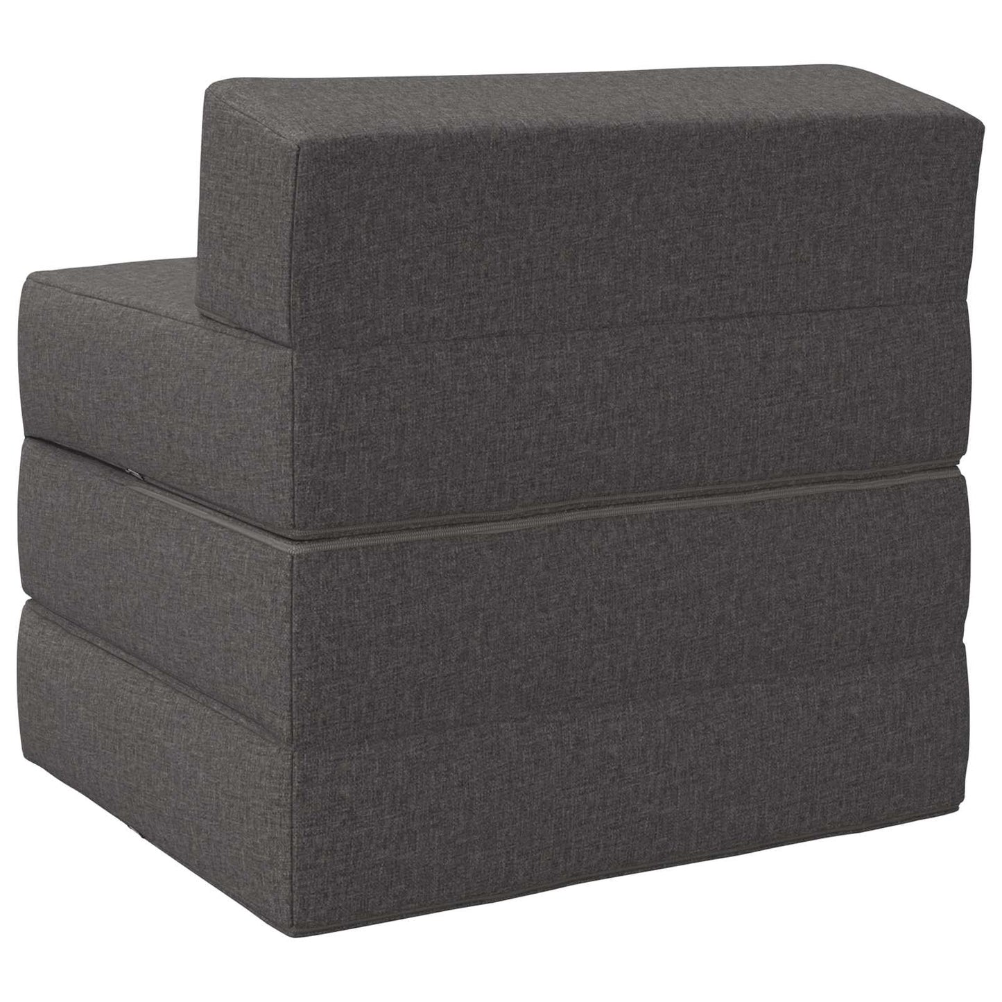 Divano Letto Pieghevole Grigio Chiaro 70 x 60 x 63 cm Tessuto