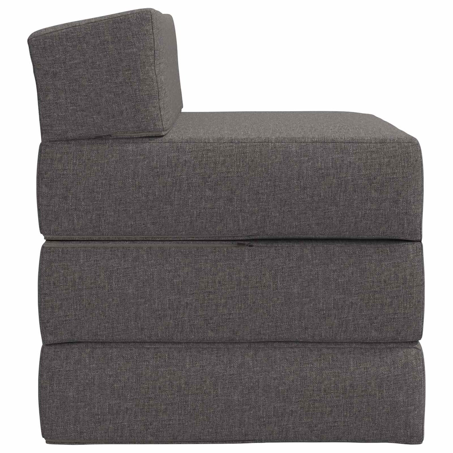 Divano Letto Pieghevole Grigio Chiaro 70 x 60 x 63 cm Tessuto | homemem39