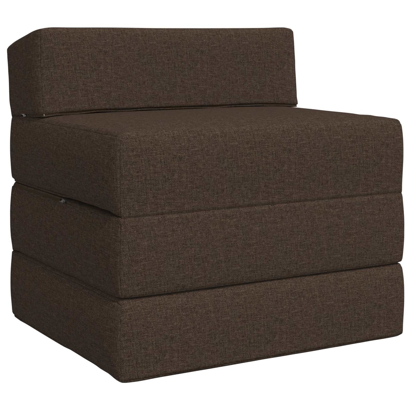 Divano Letto Pieghevole Tortora 200 x 70 x 15 cm Tessuto | homemem39
