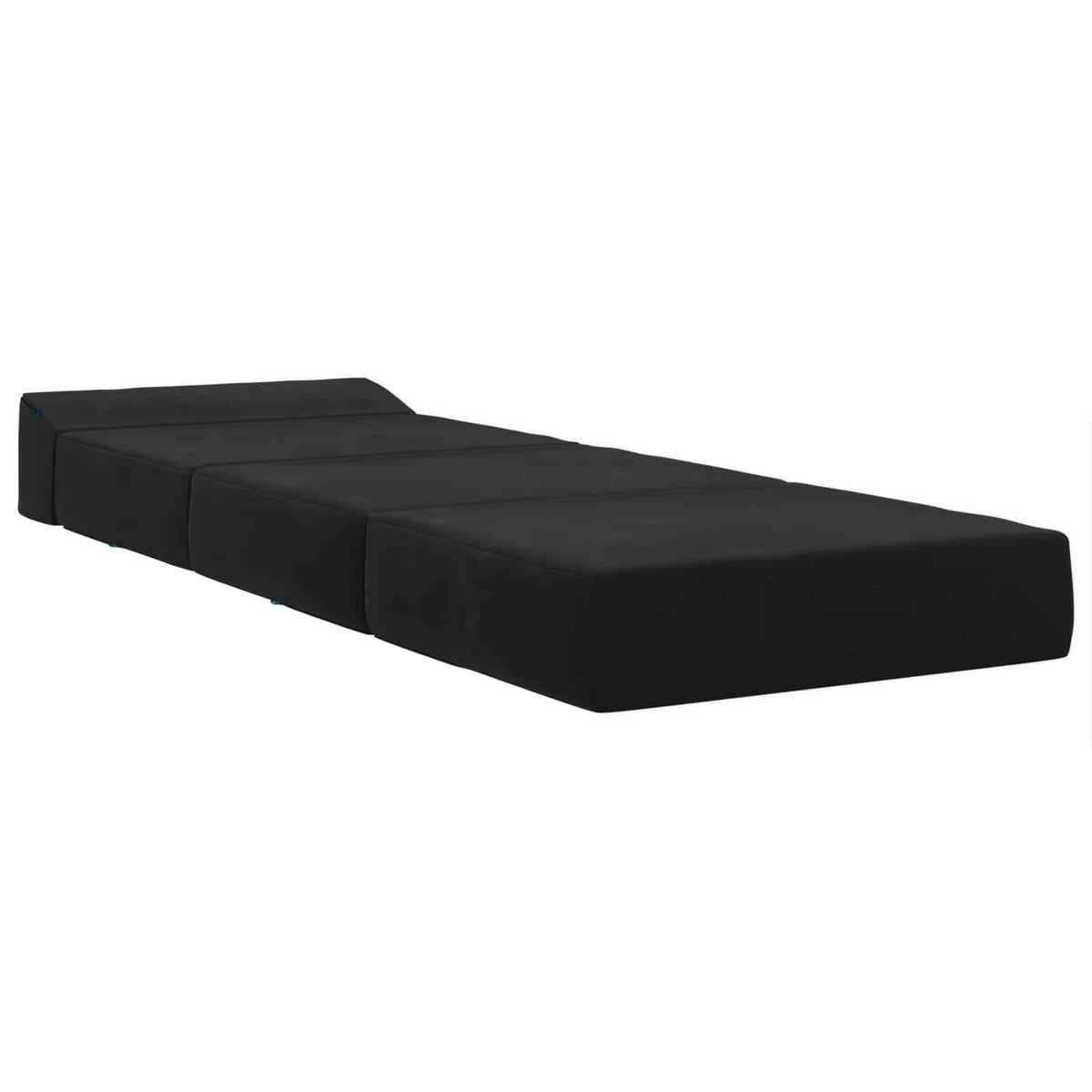Divano Letto Pieghevole Nero 70 x 60 x 63 cm Velluto