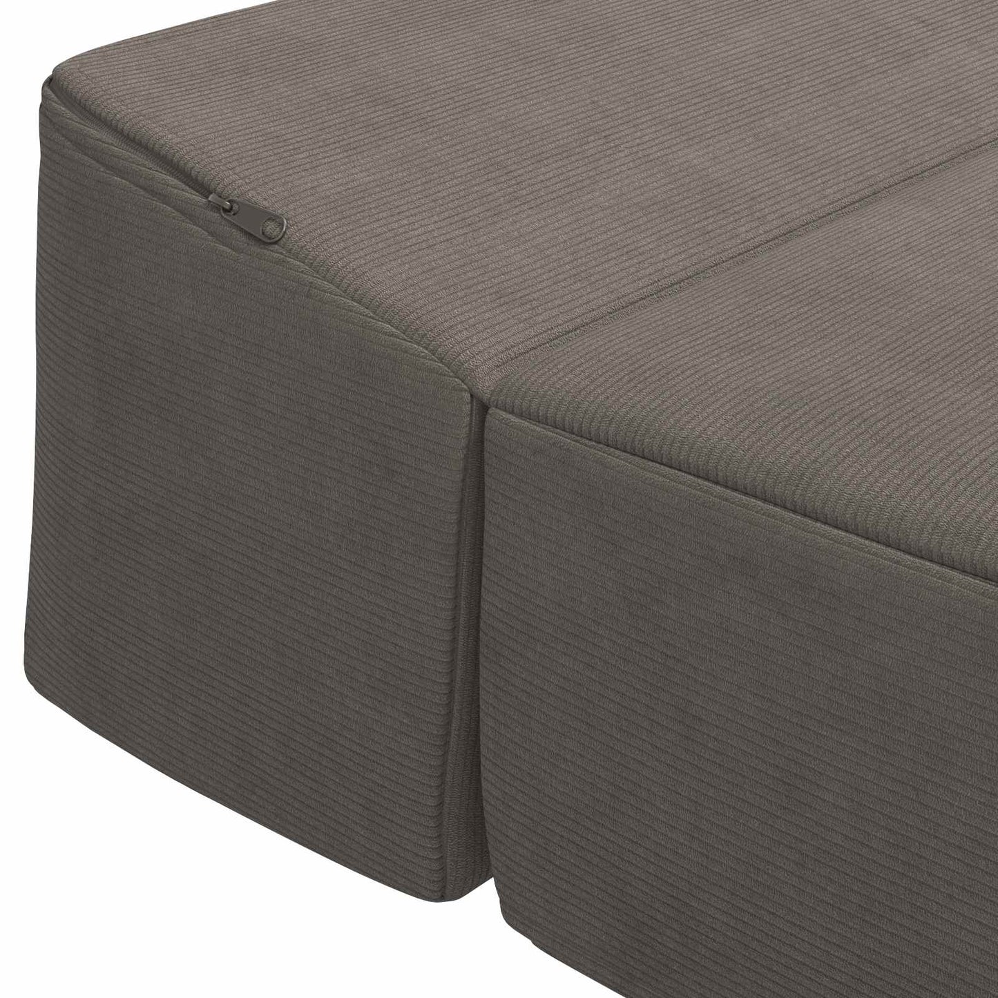 Divano Letto Pieghevole Grigio Chiaro 200 x 70 x 15 cm | homemem39