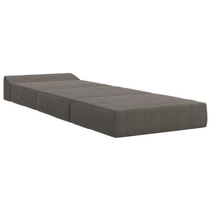 Divano Letto Pieghevole Grigio Chiaro 200 x 70 x 15 cm | homemem39