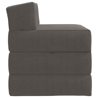 Divano Letto Pieghevole Grigio Chiaro 200 x 70 x 15 cm | homemem39