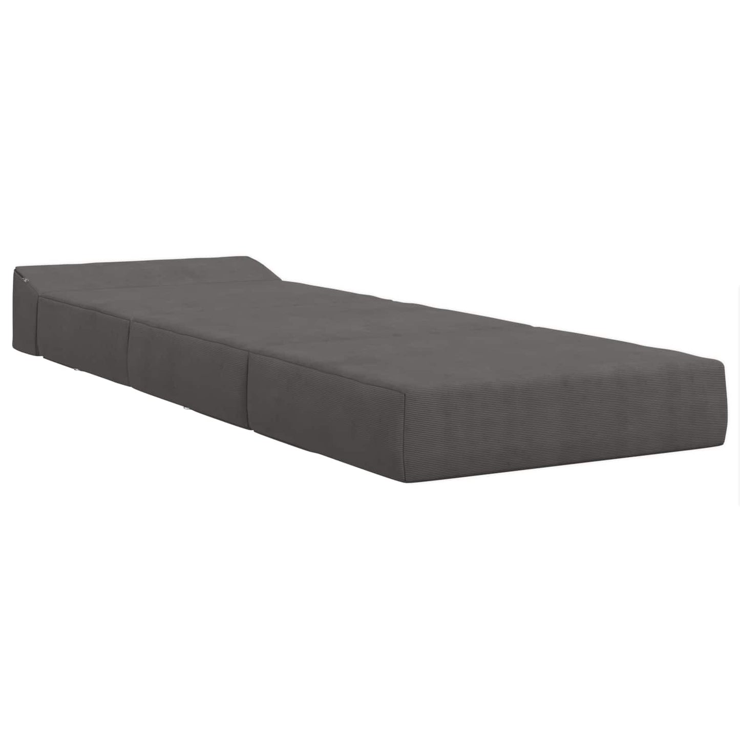 Divano Letto Pieghevole Grigio Scuro 200 x 70 x 15 cm | homemem39