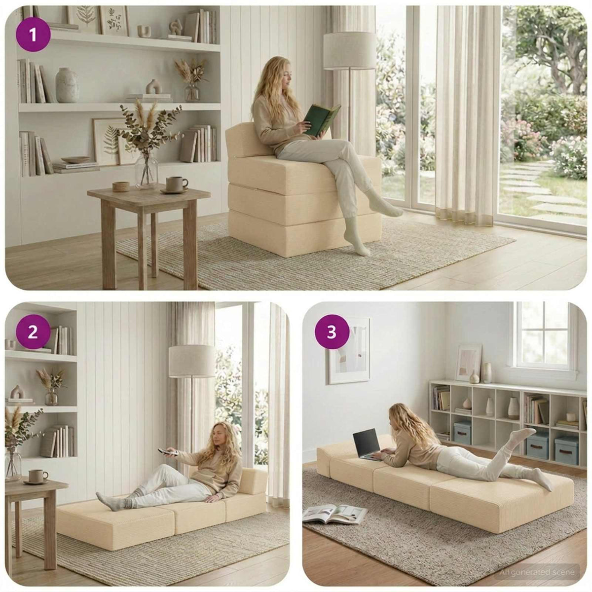 Divano Letto Pieghevole 2 posto