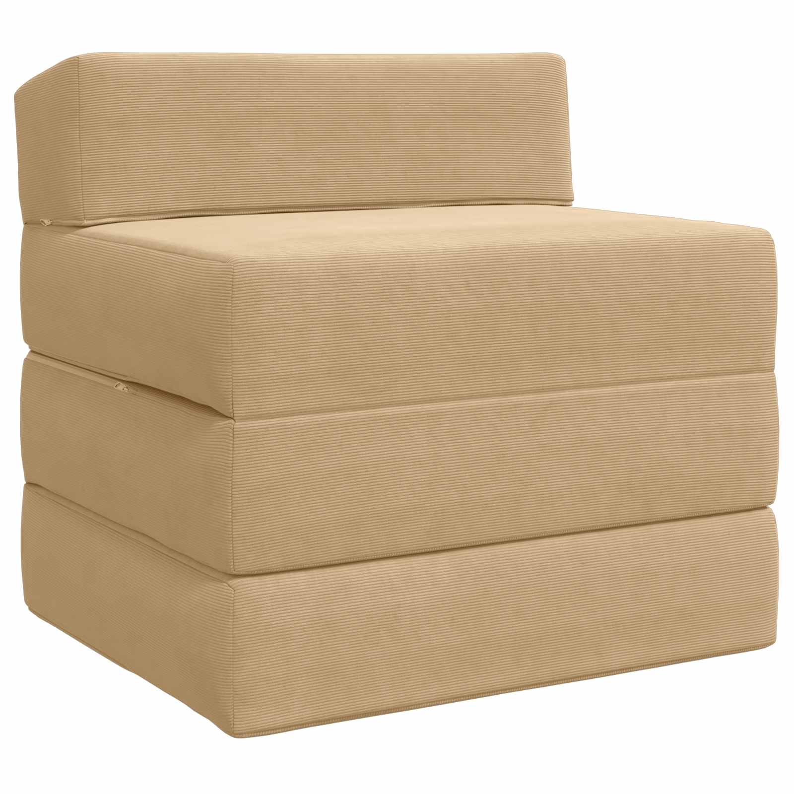 Divano Letto Pieghevole Grigio Verde Chiaro 200 x 70 x 15 cm | homemem39