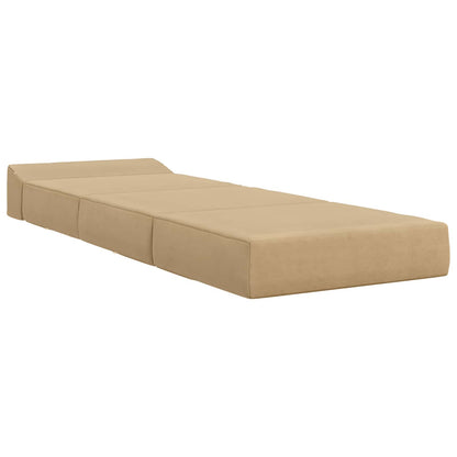 Divano Letto Pieghevole Grigio Verde Chiaro 200 x 70 x 15 cm | homemem39