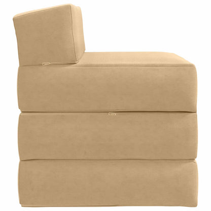 Divano Letto Pieghevole Grigio Verde Chiaro 200 x 70 x 15 cm | homemem39