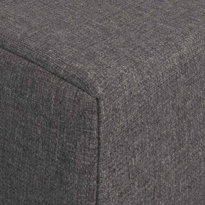 Divano Letto Pieghevole Grigio Chiaro 200 x 70 x 10 cm Tessuto