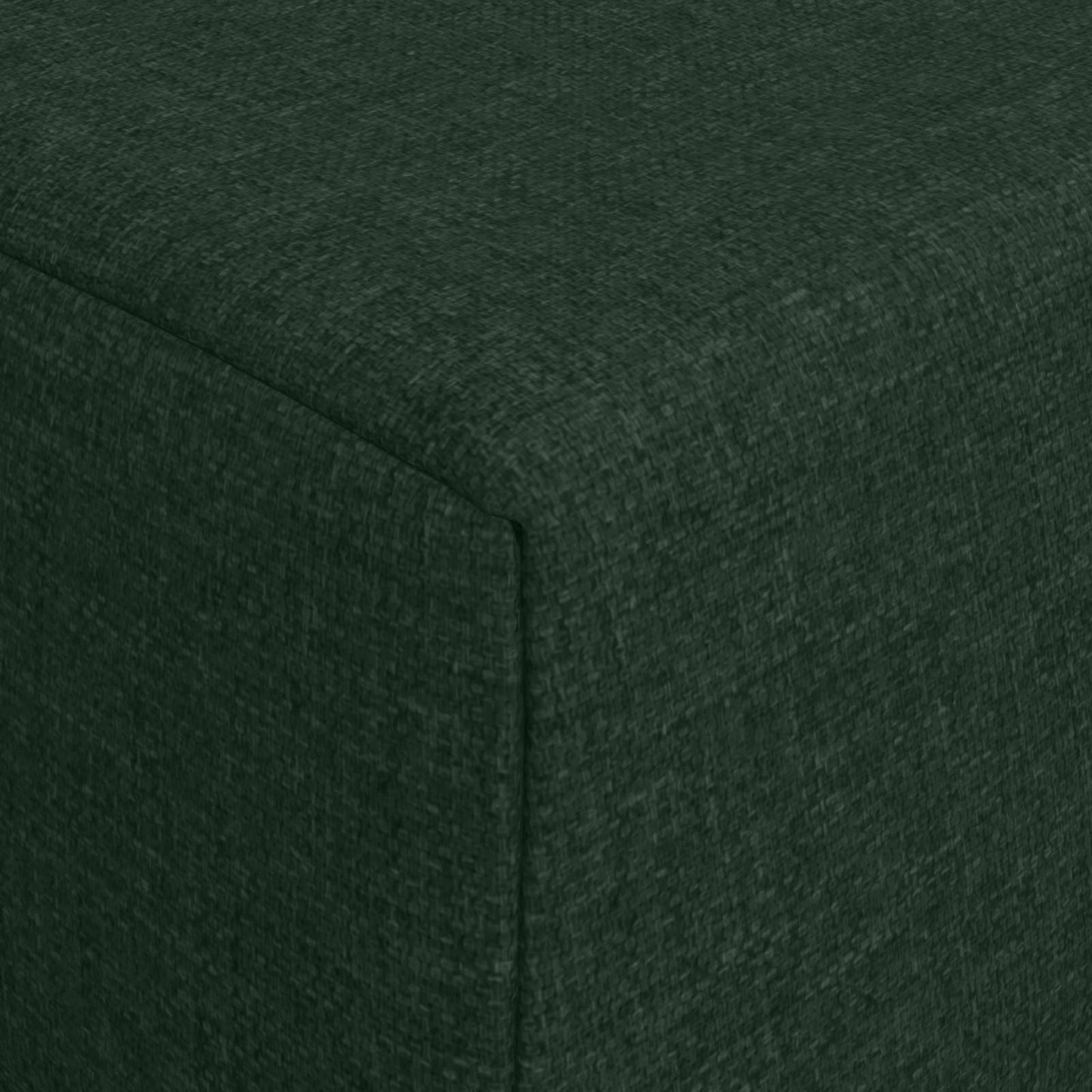 Divano Letto Pieghevole Verde Scuro 200 x 70 x 10 cm Tessuto | homemem39