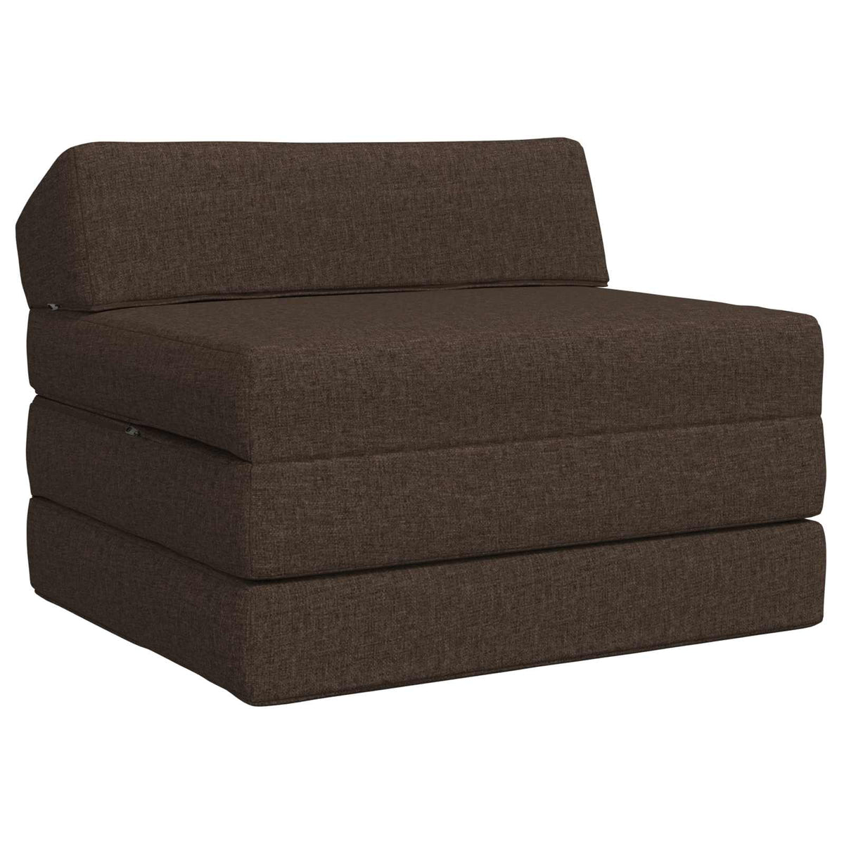 Divano Letto Pieghevole Tortora 70 x 60 x 49 cm Tessuto