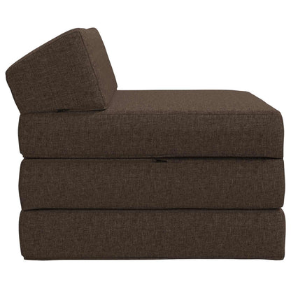 Divano Letto Pieghevole Tortora 200 x 70 x 10 cm Tessuto | homemem39