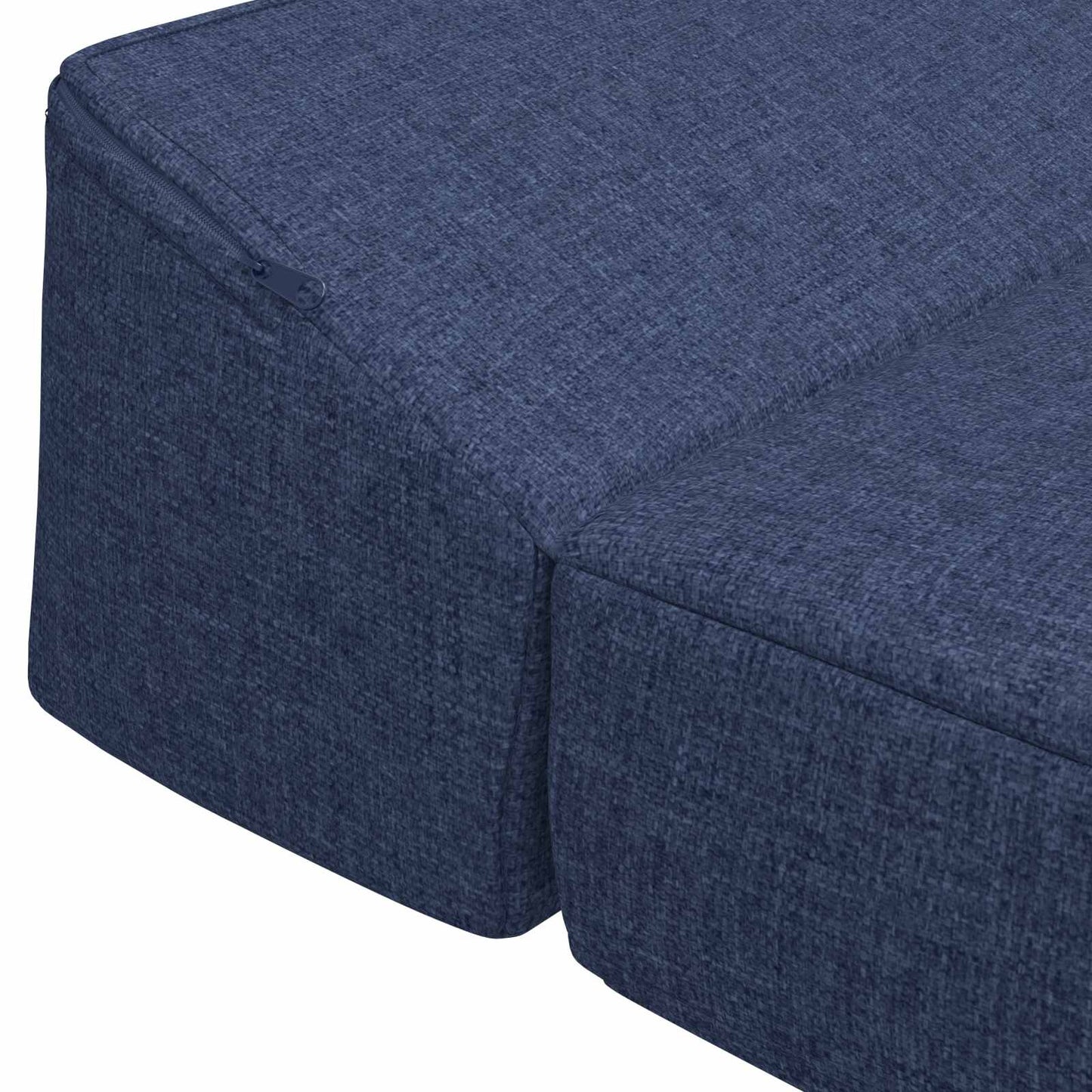 Divano Letto Pieghevole Blu 200 x 70 x 10 cm Tessuto | homemem39