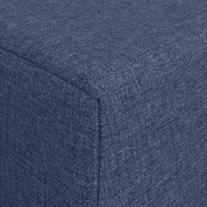 Divano Letto Pieghevole Blu 200 x 70 x 10 cm Tessuto | homemem39