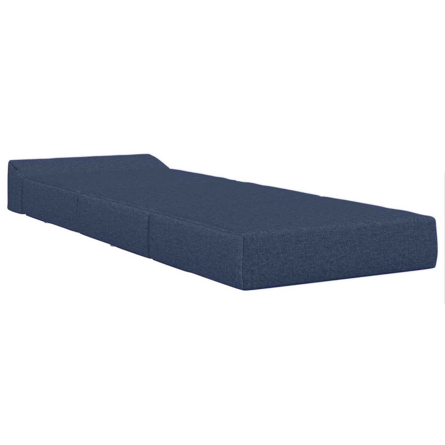 Divano Letto Pieghevole Blu 200 x 70 x 10 cm Tessuto | homemem39