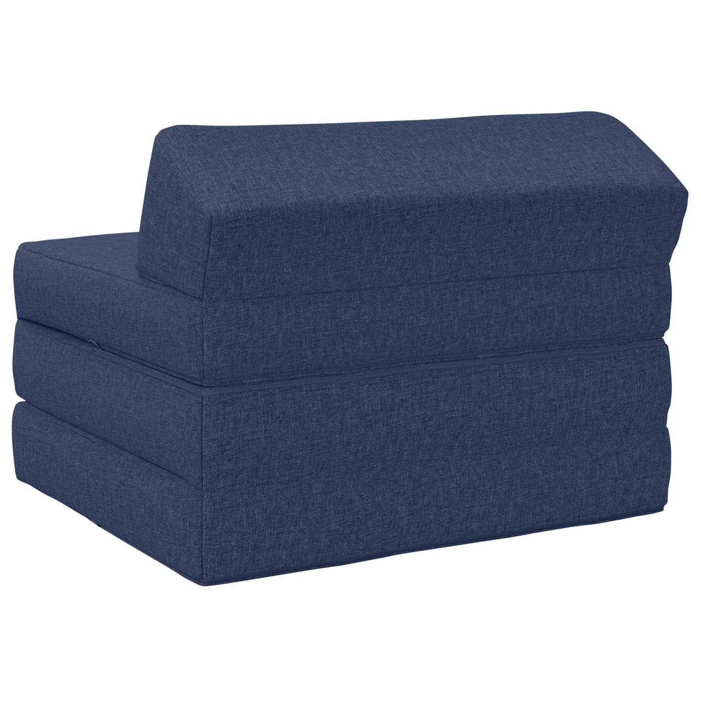 Divano Letto Pieghevole Blu 200 x 70 x 10 cm Tessuto | homemem39