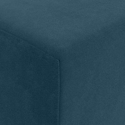 Divano Letto Pieghevole Blu 200 x 70 x 10 cm Velluto | homemem39
