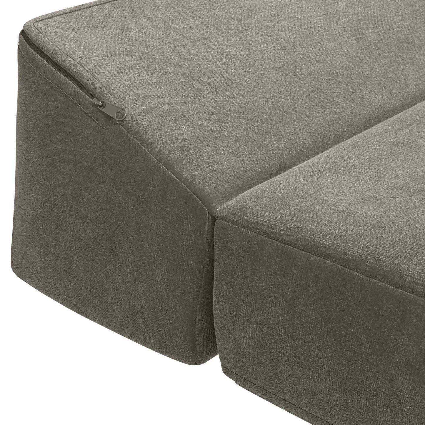 Divano Letto Pieghevole Grigio Chiaro 200 x 70 x 10 cm Velluto | homemem39