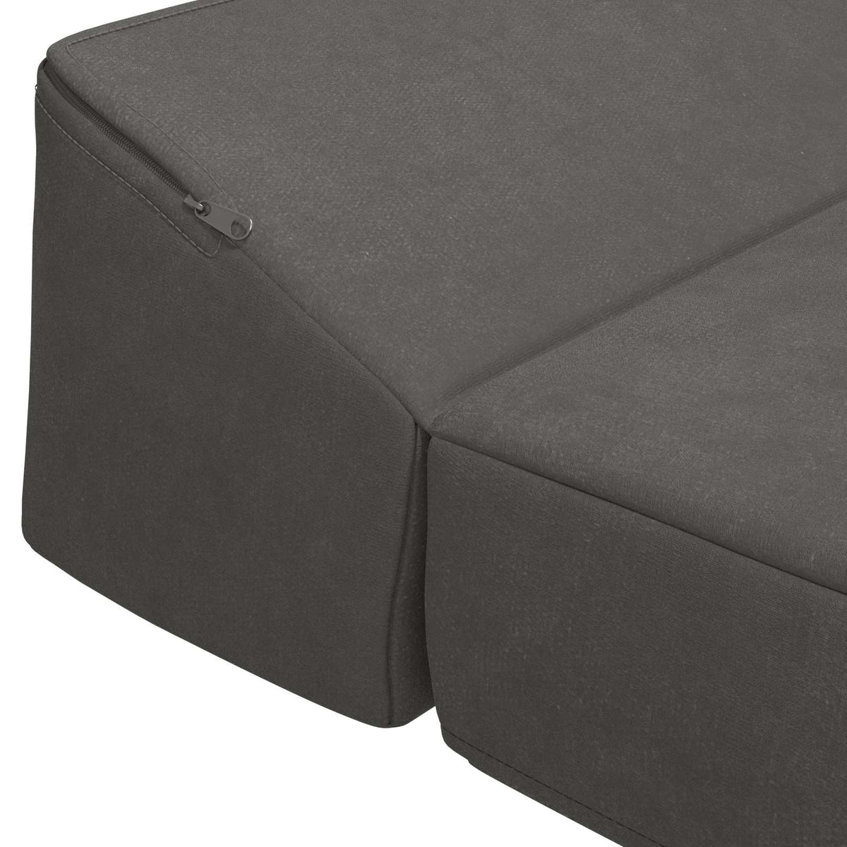 Divano Letto Pieghevole Grigio Scuro 70 x 60 x 49 cm Velluto
