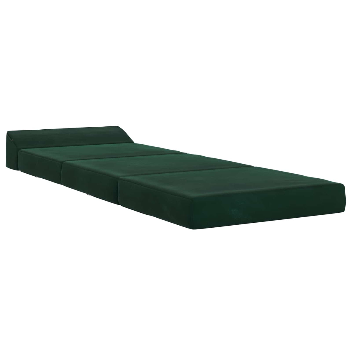 Divano Letto Pieghevole Verde Scuro 70 x 60 x 49 cm Velluto