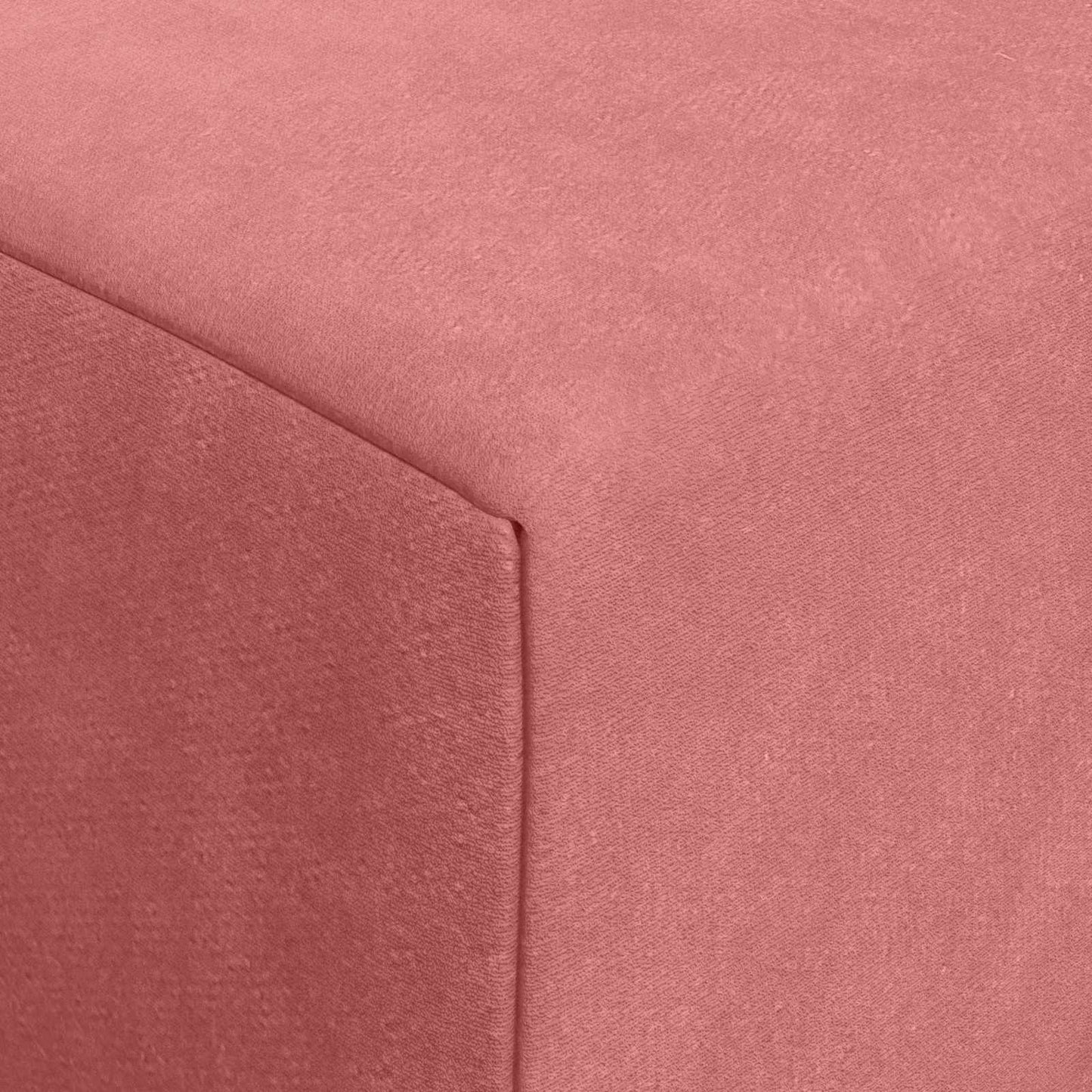 Divano Letto Pieghevole Rosa 200 x 70 x 10 cm Velluto | homemem39