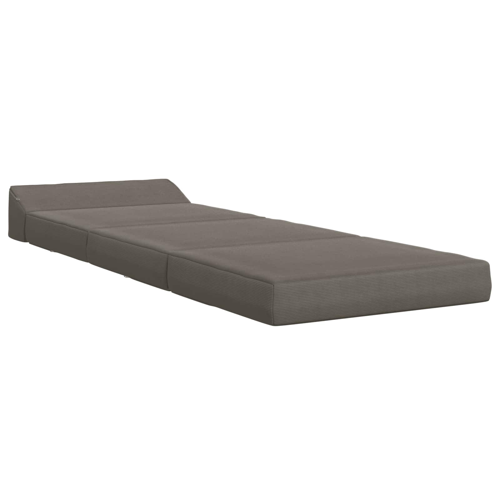 Divano Letto Pieghevole Grigio Chiaro 200 x 70 x 10 cm | homemem39