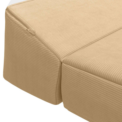 Divano Letto Pieghevole Grigio Verde Chiaro 200 x 70 x 10 cm | homemem39