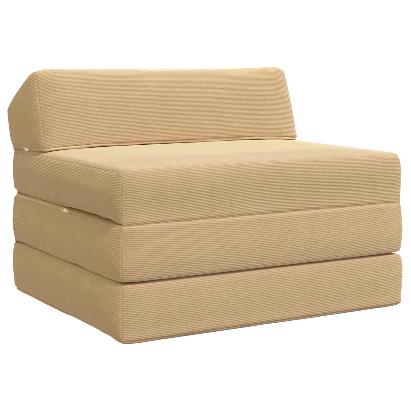 Divano Letto Pieghevole Grigio Verde Chiaro 200 x 70 x 10 cm | homemem39