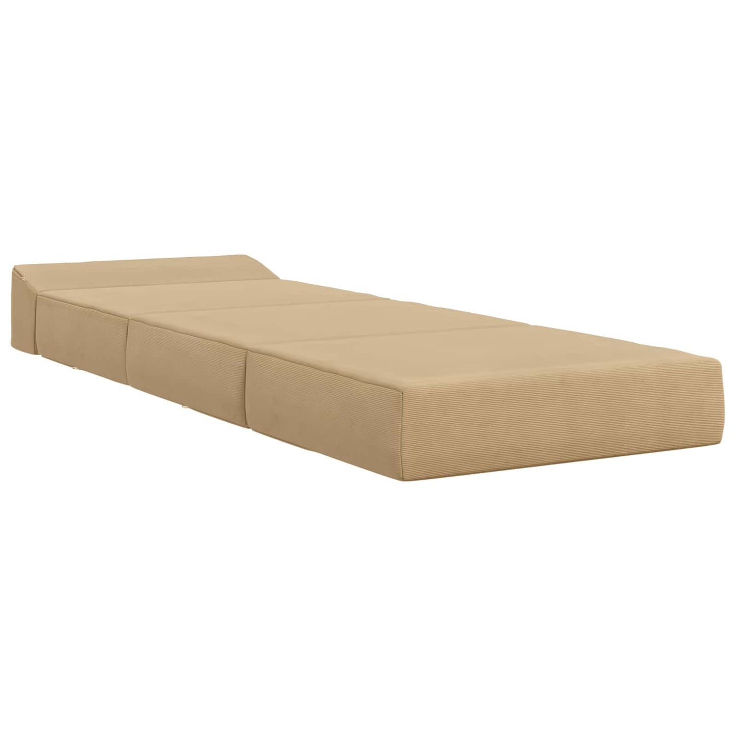 Divano Letto Pieghevole Grigio Verde Chiaro 200 x 70 x 10 cm