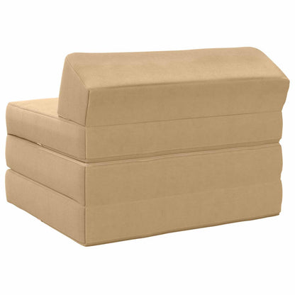 Divano Letto Pieghevole Grigio Verde Chiaro 200 x 70 x 10 cm | homemem39