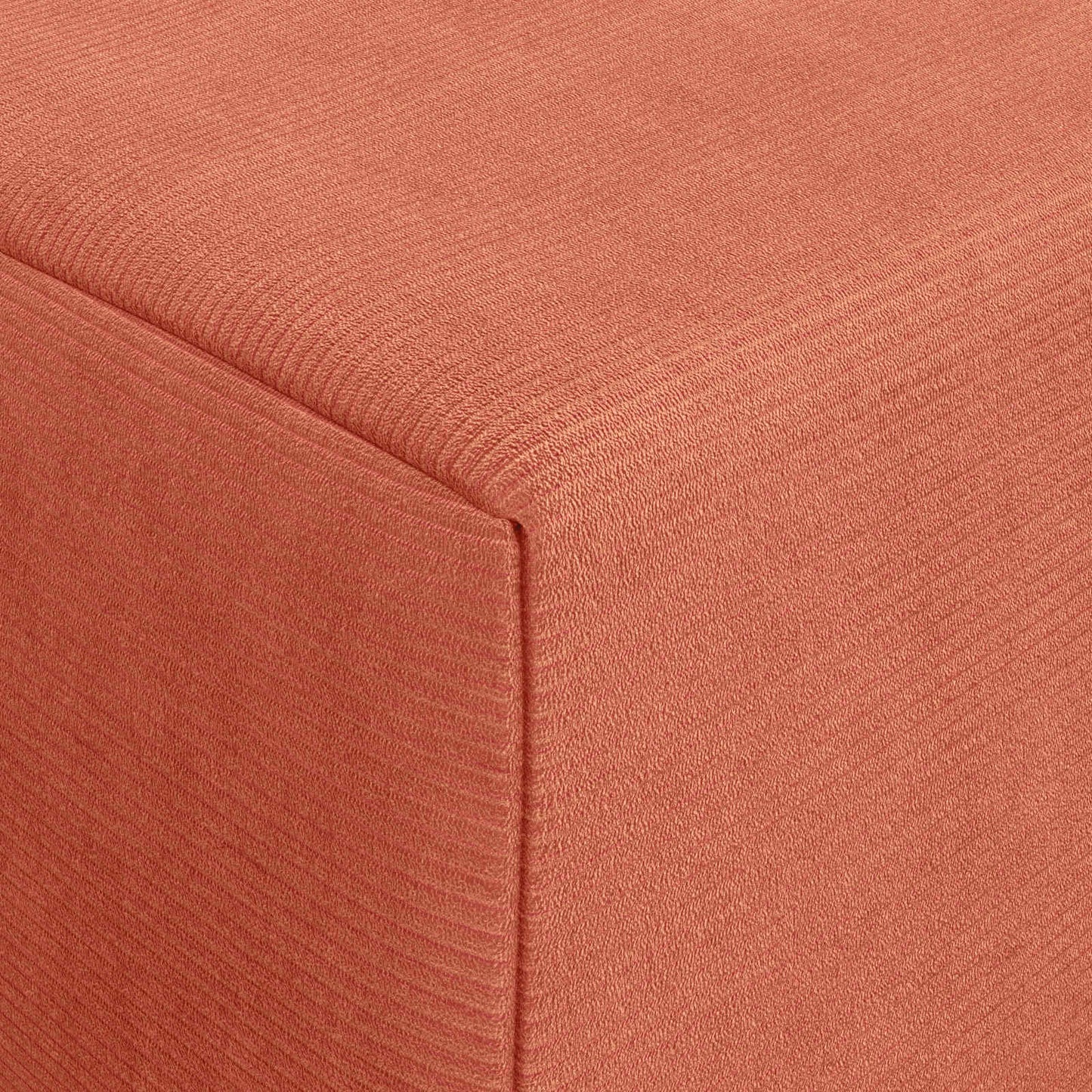 Divano Letto Pieghevole Rosso Arancio 200 x 70 x 10 cm