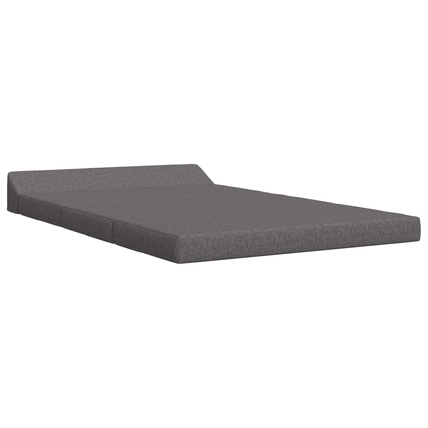 Divano Letto Pieghevole Grigio Chiaro 120 x 60 x 49 cm Tessuto