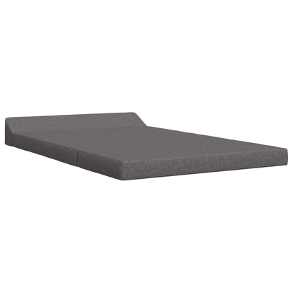 Divano Letto Pieghevole Grigio Chiaro 120 x 60 x 49 cm Tessuto