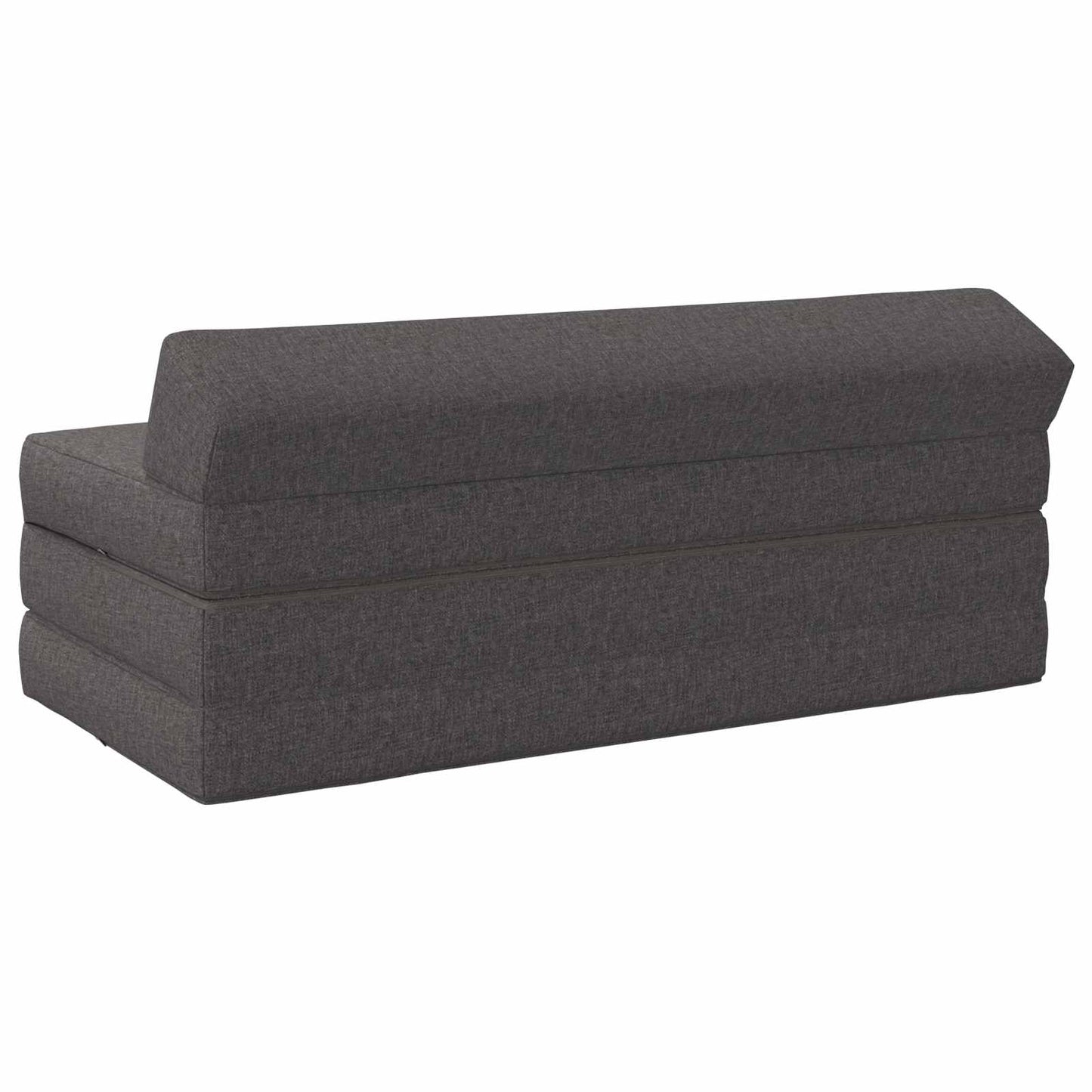 Divano Letto Pieghevole Grigio Chiaro 120 x 60 x 49 cm Tessuto | homemem39