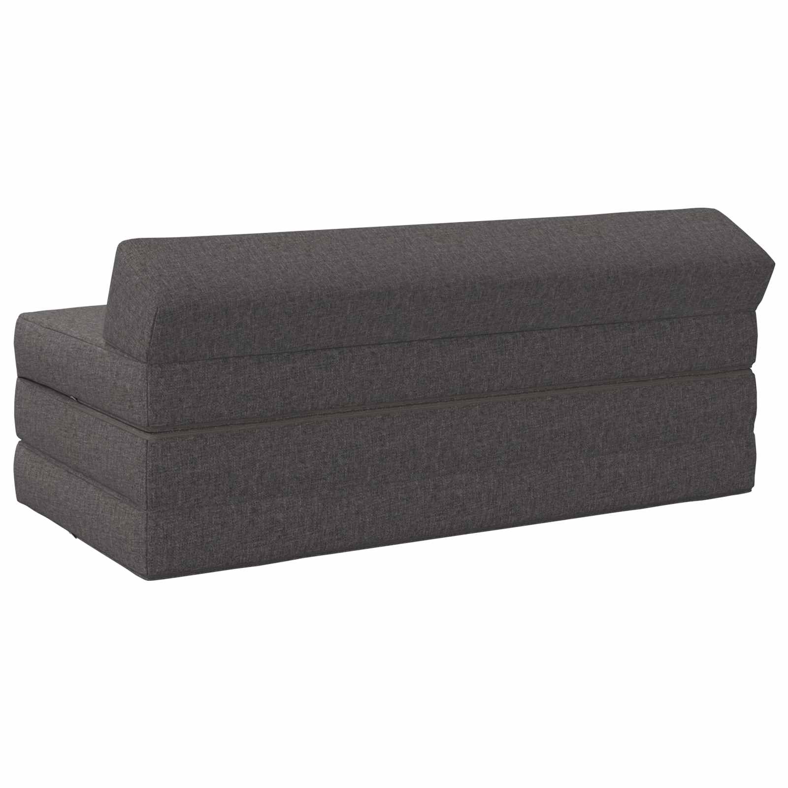 Divano Letto Pieghevole Grigio Chiaro 120 x 60 x 49 cm Tessuto | homemem39