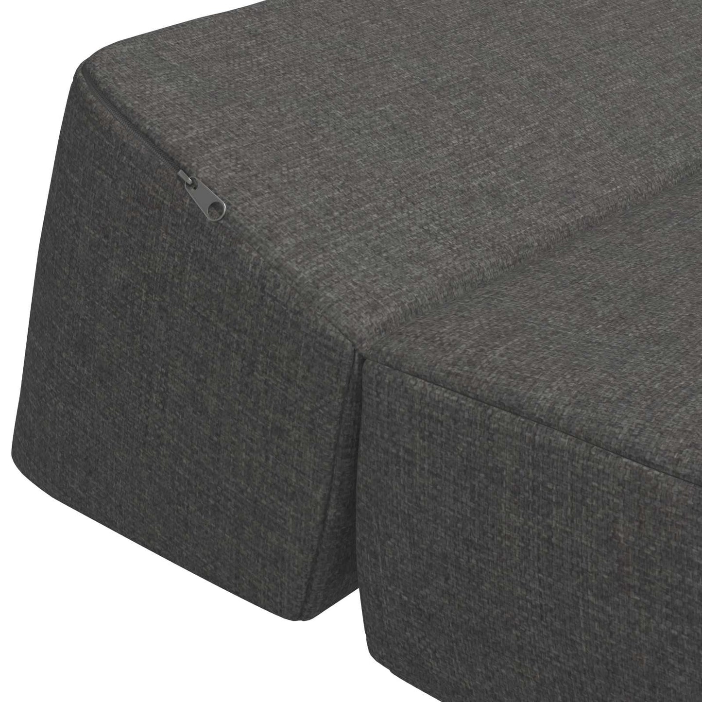 Divano Letto Pieghevole Grigio Scuro 120 x 60 x 49 cm Tessuto