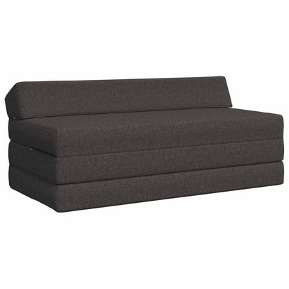 Divano Letto Pieghevole Grigio Scuro 120 x 60 x 49 cm Tessuto | homemem39