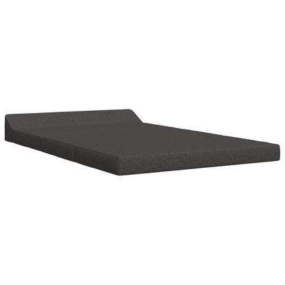 Divano Letto Pieghevole Grigio Scuro 120 x 60 x 49 cm Tessuto | homemem39