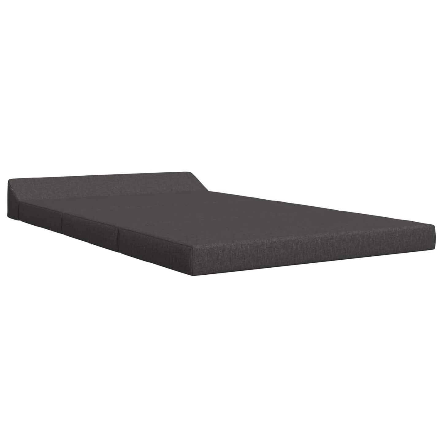 Divano Letto Pieghevole Grigio Scuro 120 x 60 x 49 cm Tessuto