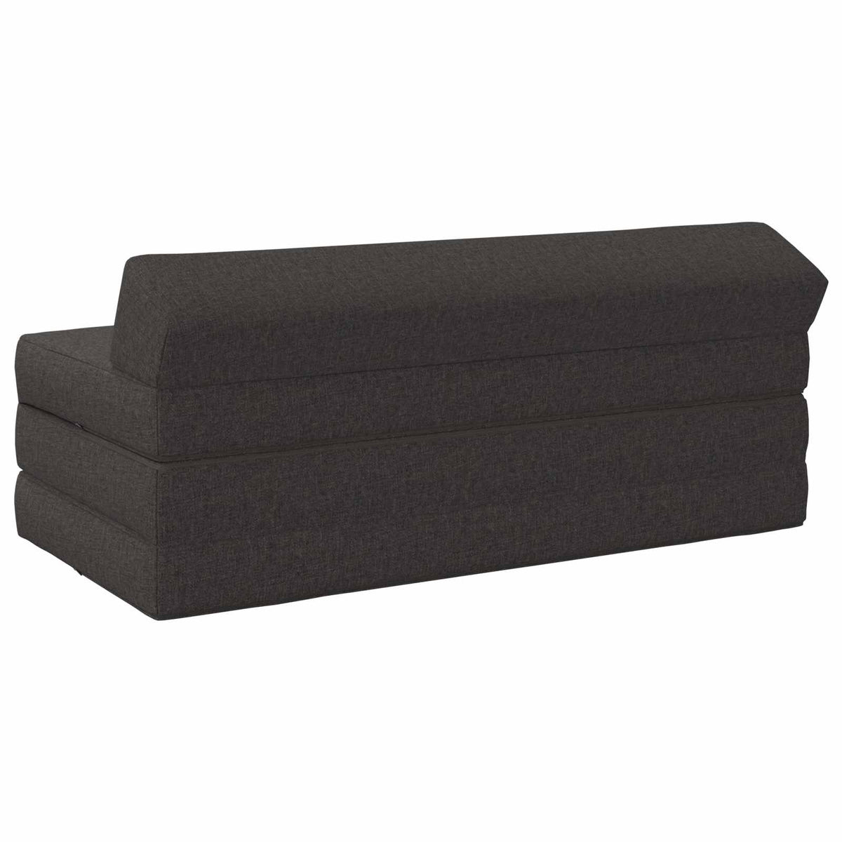 Divano Letto Pieghevole Grigio Scuro 120 x 60 x 49 cm Tessuto | homemem39