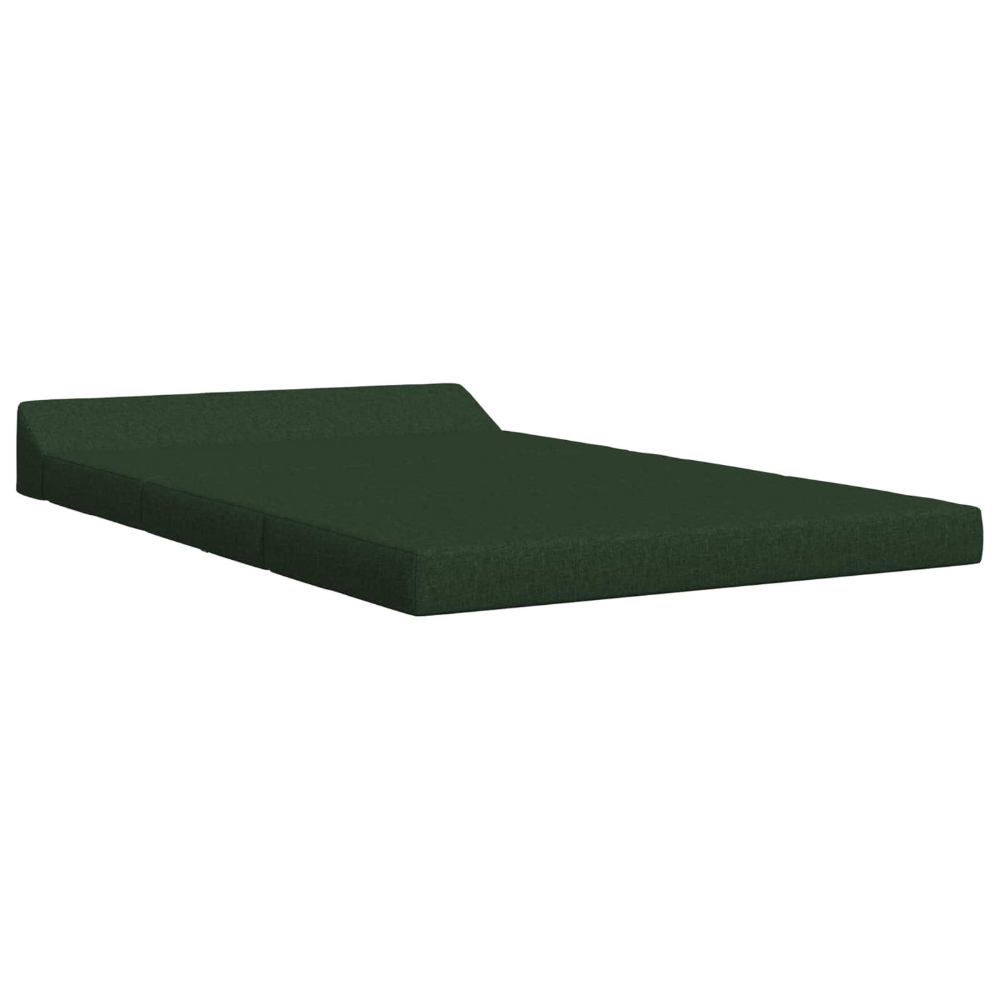 Divano Letto Pieghevole Verde Scuro 120 x 60 x 49 cm Tessuto | homemem39