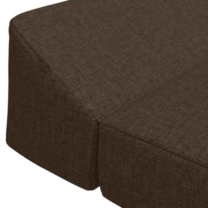 Divano Letto Pieghevole Tortora 120 x 60 x 49 cm Tessuto | homemem39