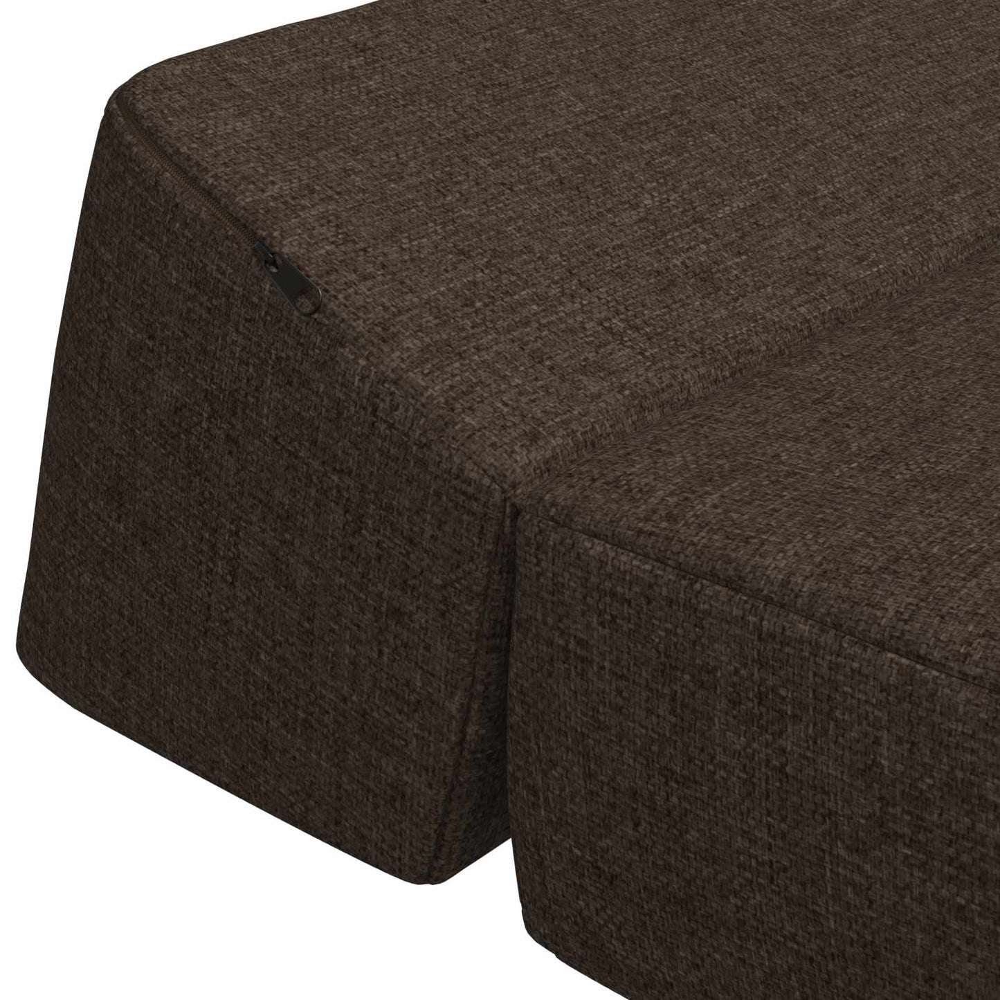 Divano Letto Pieghevole Tortora 120 x 60 x 49 cm Tessuto