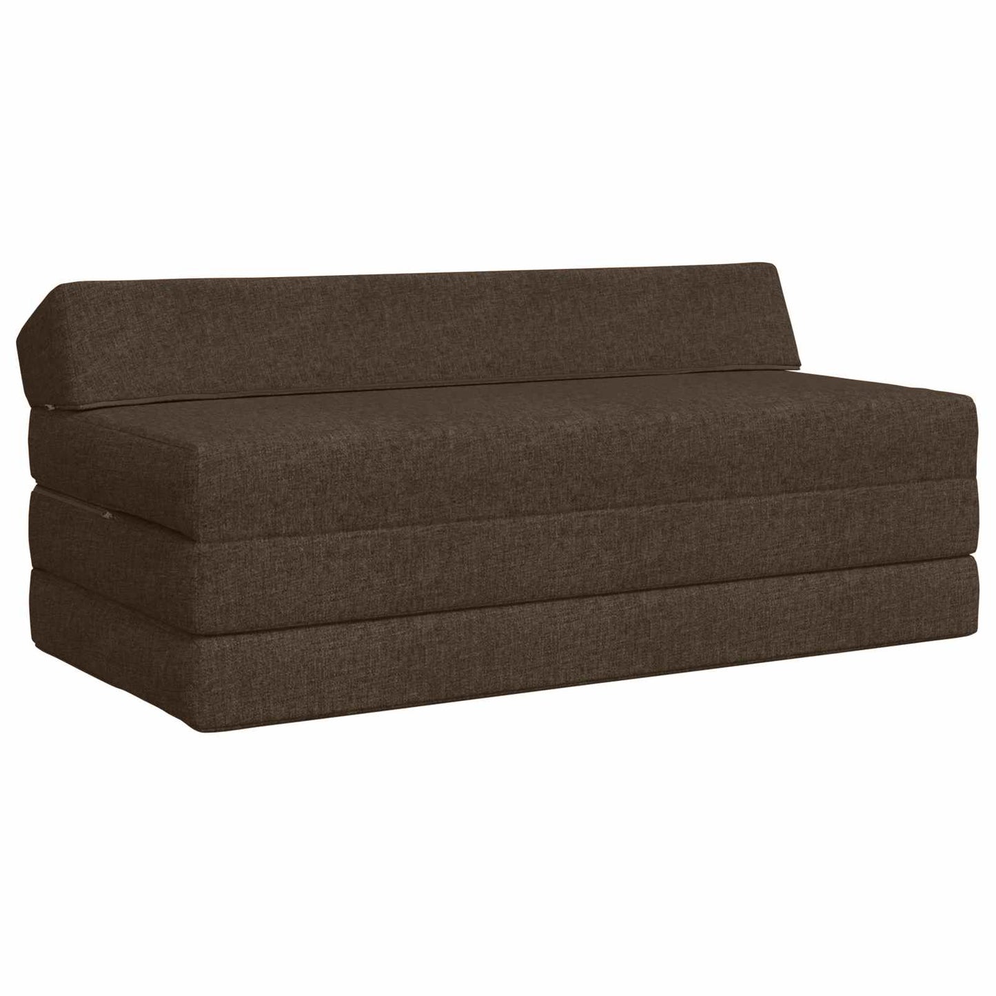 Divano Letto Pieghevole Tortora 120 x 60 x 49 cm Tessuto | homemem39