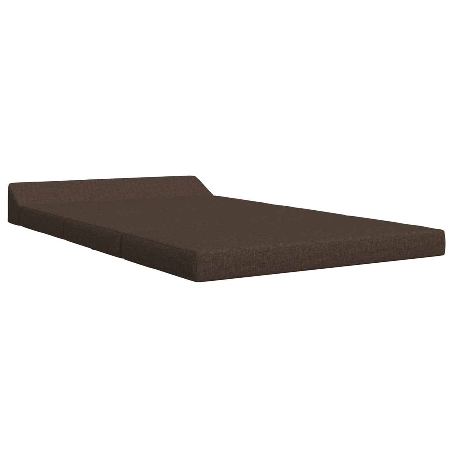 Divano Letto Pieghevole Tortora 120 x 60 x 49 cm Tessuto