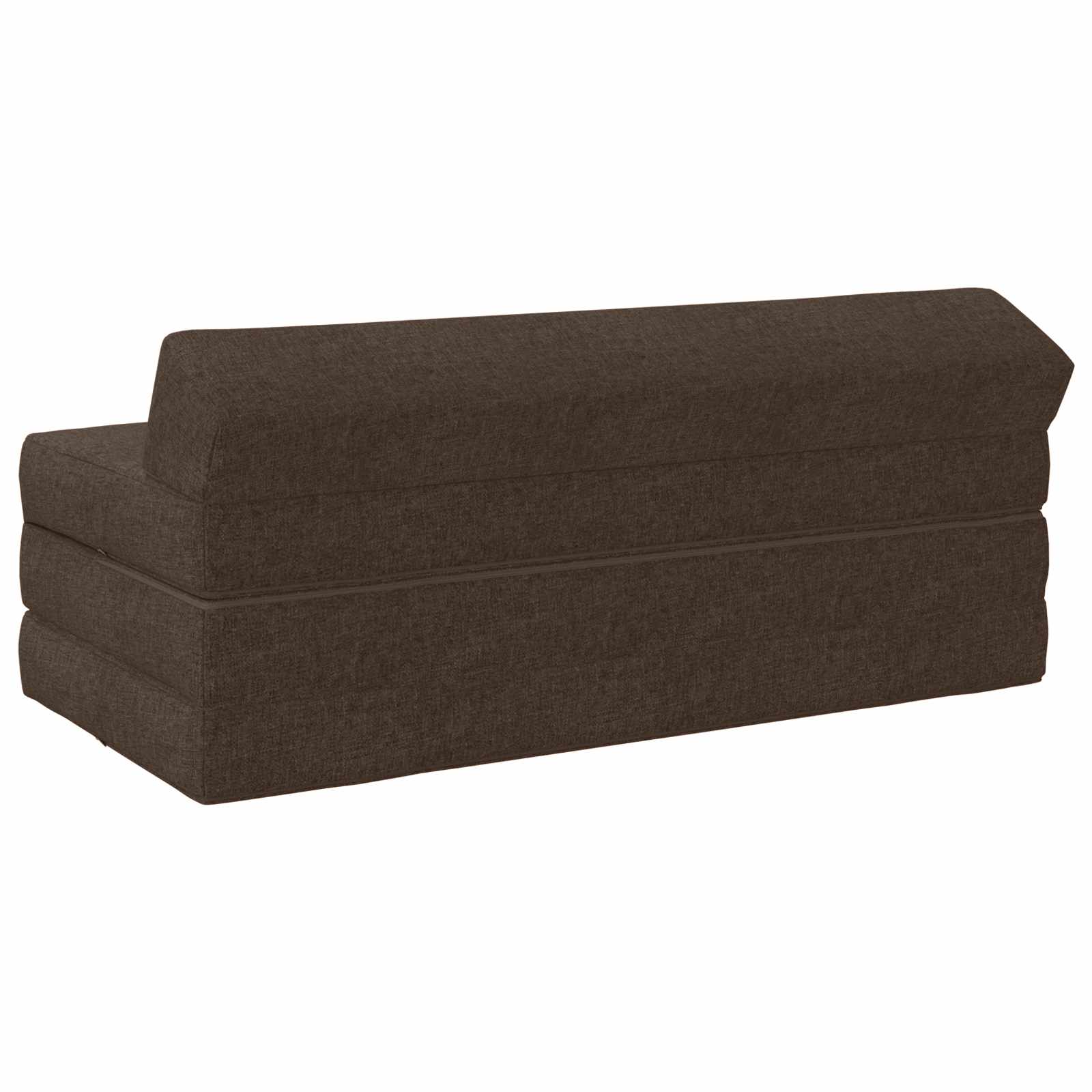 Divano Letto Pieghevole Tortora 120 x 60 x 49 cm Tessuto | homemem39