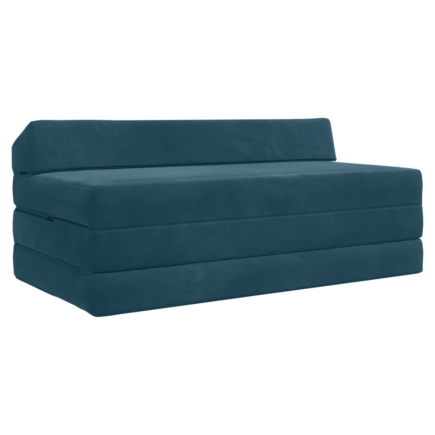 Divano Letto Pieghevole Blu 120 x 60 x 49 cm Tessuto