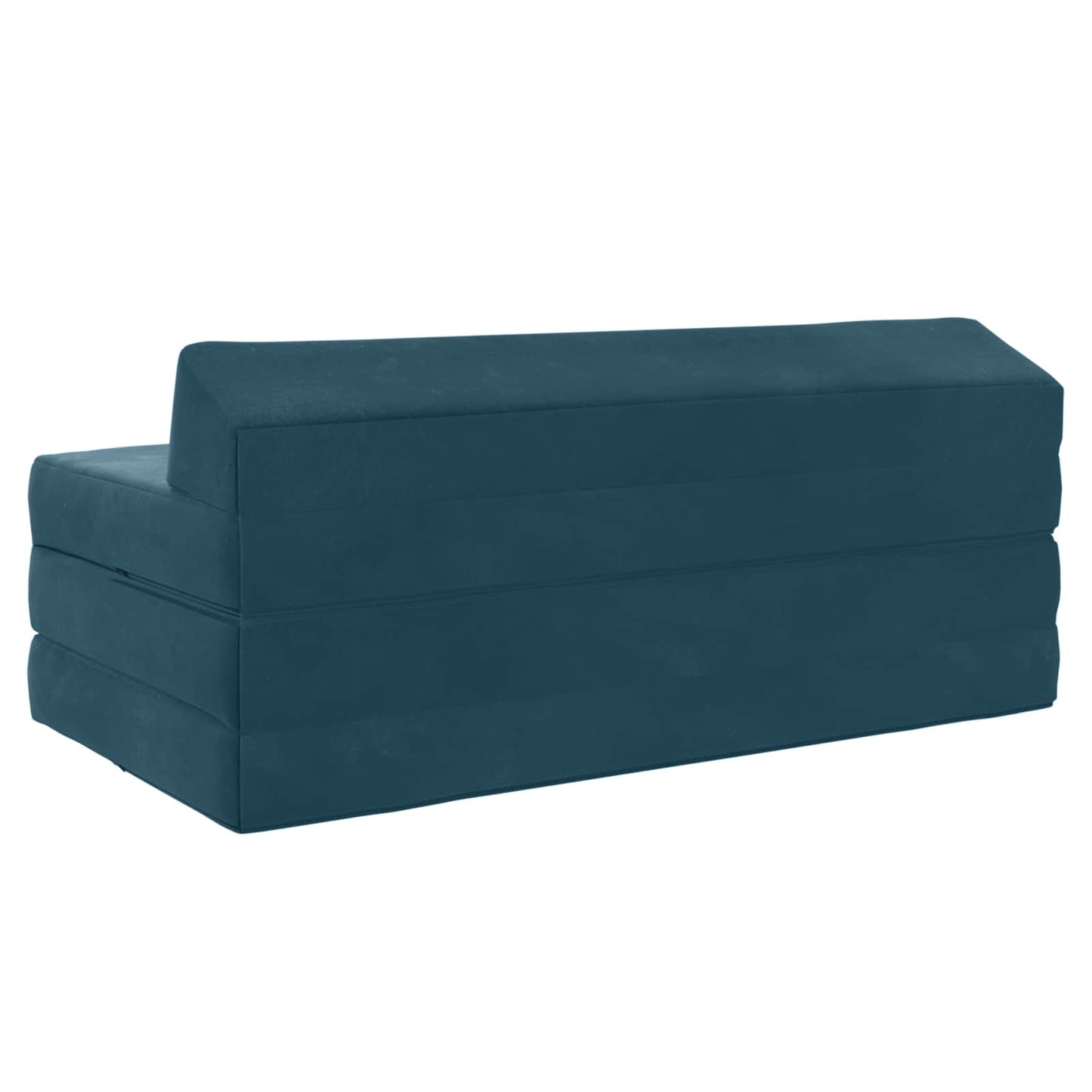 Divano Letto Pieghevole Blu 120 x 60 x 49 cm Tessuto