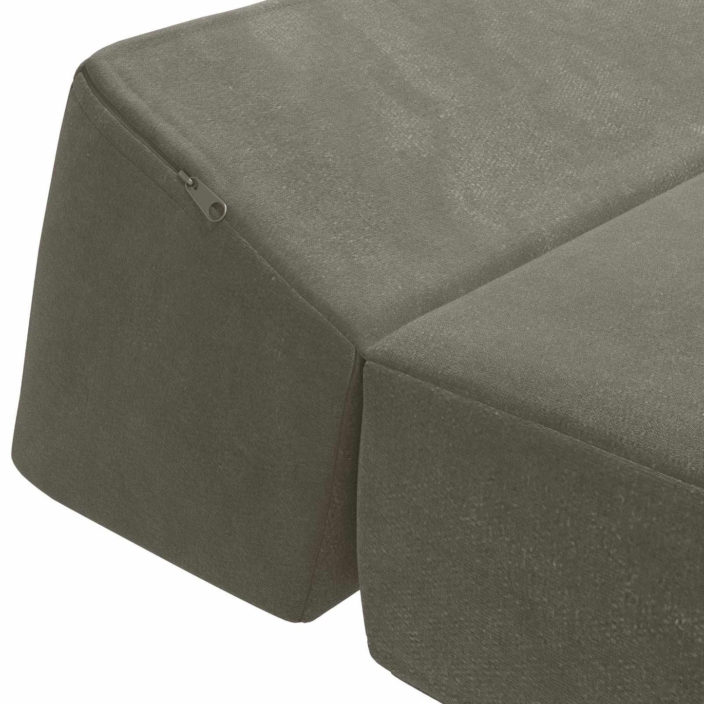 Divano Letto Pieghevole Grigio Chiaro 120 x 60 x 49 cm Tessuto