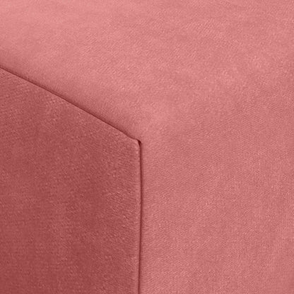 Divano Letto Pieghevole Rosa 120 x 60 x 49 cm Tessuto | homemem39